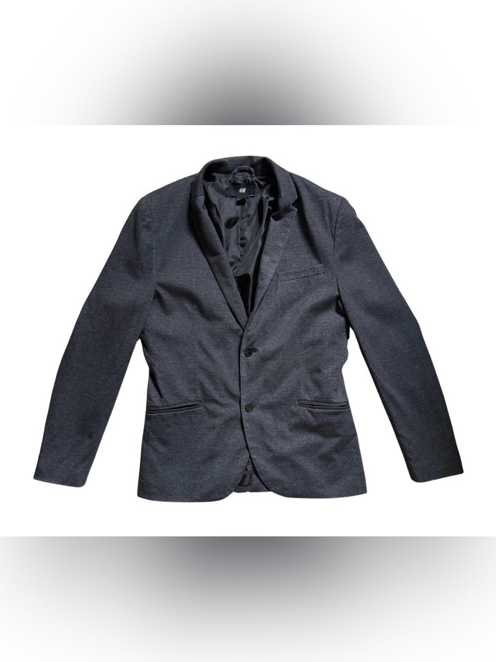 H&M Men’s Cotton Gray Blazer Size 40r